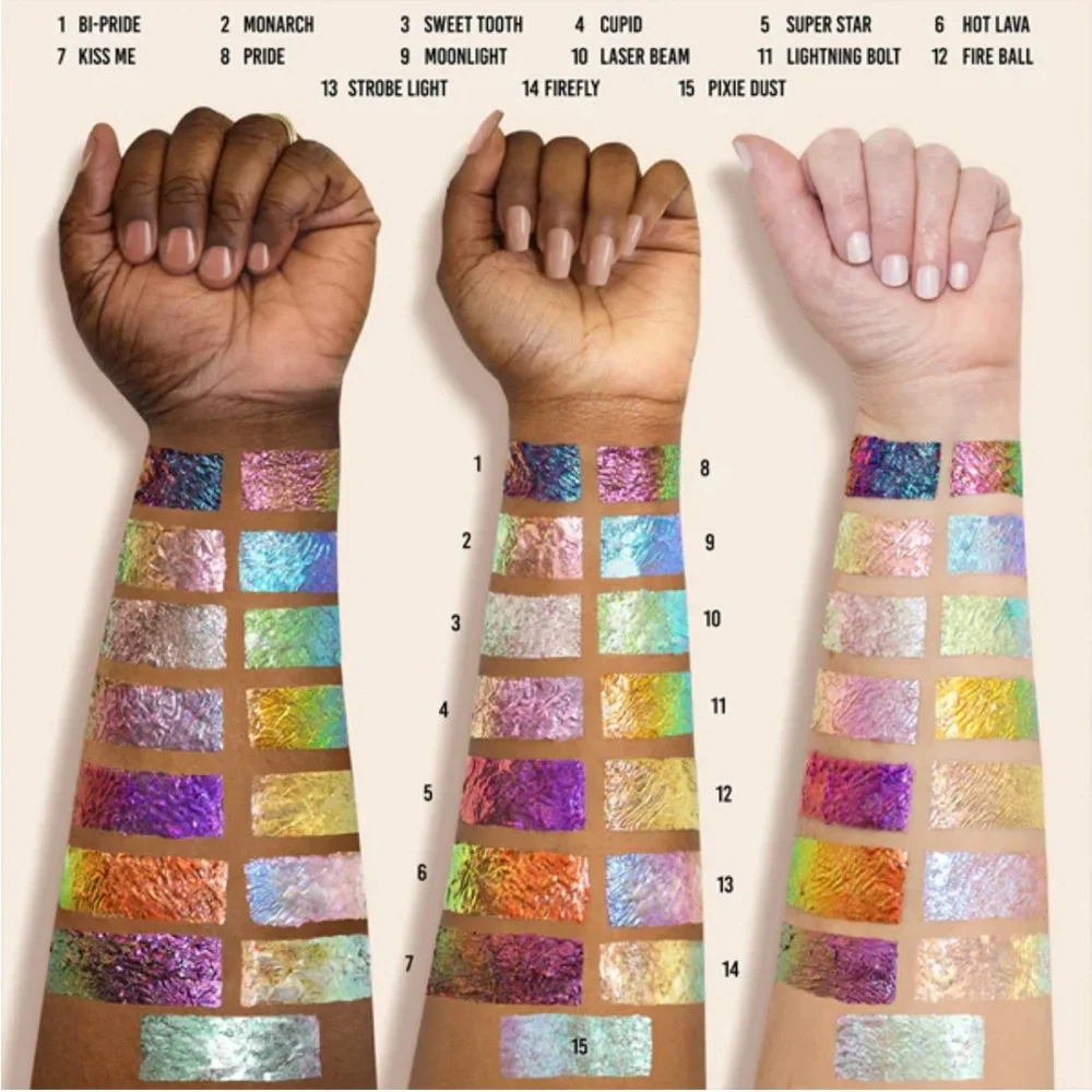 DANESSA MYRICKS BEAUTY Infinite Chrome Flakes Gel For Eyes & Face In Kis…